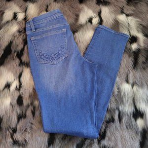 Rock & Republic Blue Jeans Bright Blue Wash